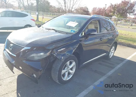 2010 Lexus Rx 350 z USA, uszkodzony, nr VIN 2T2BK1BA2AC062906